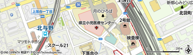 セブンイレブンＫＯＹＯ埼玉小児医療センター店周辺の地図