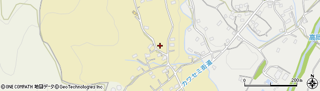 埼玉県日高市清流周辺の地図