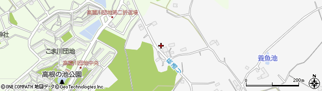 埼玉県日高市女影1233周辺の地図