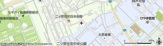 埼玉県さいたま市西区二ツ宮2周辺の地図