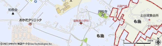 富勢東小学校周辺の地図