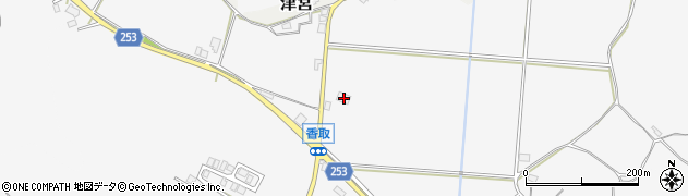 千葉県香取市香取660周辺の地図