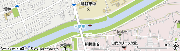 不動橋周辺の地図