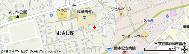 埼玉県川越市むさし野11周辺の地図