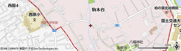 千葉県流山市駒木台170周辺の地図