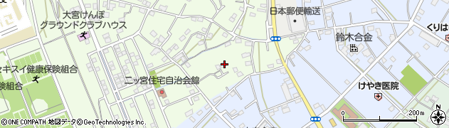 埼玉県さいたま市西区二ツ宮233周辺の地図