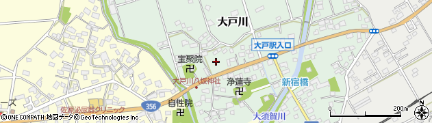 セブンイレブン香取大戸川店周辺の地図