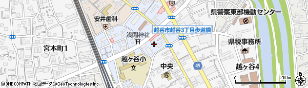 埼玉県越谷市中町8周辺の地図