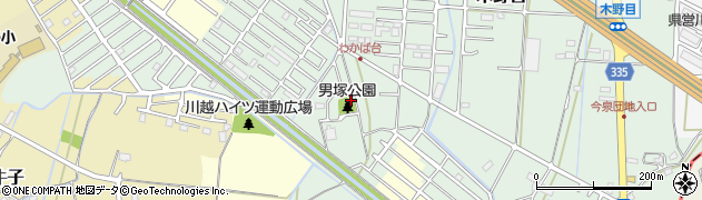 男塚公園周辺の地図