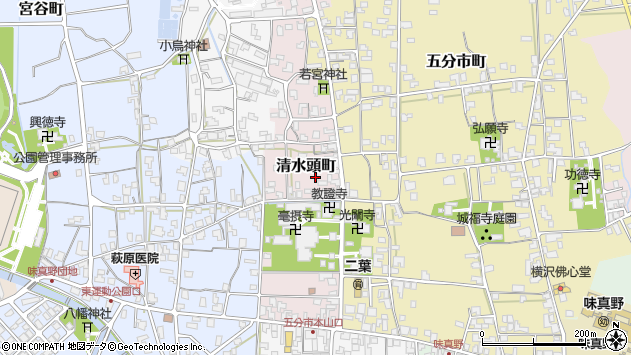 〒915-0012 福井県越前市清水頭町の地図