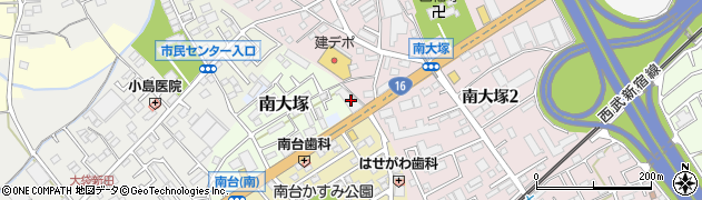埼玉県川越市南大塚45周辺の地図
