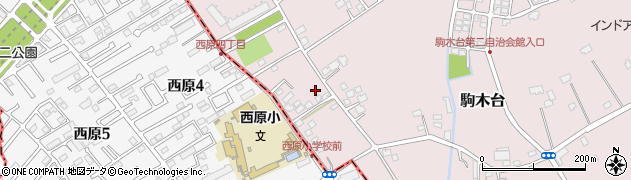 千葉県流山市駒木台23周辺の地図