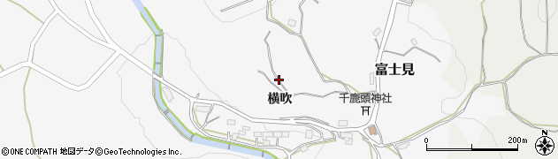 長野県富士見町（諏訪郡）富士見（横吹）周辺の地図