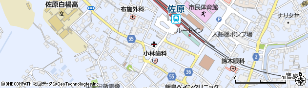 セブンイレブン香取市佐原駅前店周辺の地図