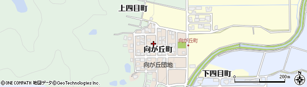 福井県越前市向が丘町周辺の地図