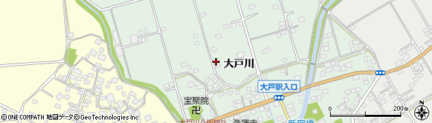 千葉県香取市大戸川周辺の地図