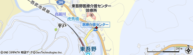 埼玉県　警察署飯能警察署東吾野駐在所周辺の地図