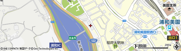 東日本高速道路　浦和料金所周辺の地図