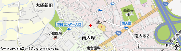 埼玉県川越市南大塚1416周辺の地図