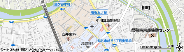 埼玉県越谷市中町11周辺の地図