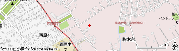 千葉県流山市駒木台438周辺の地図