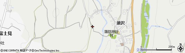 長野県富士見町（諏訪郡）落合（瀬沢）周辺の地図