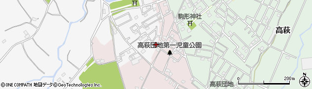 埼玉県日高市女影450周辺の地図