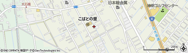 埼玉県越谷市神明町3丁目周辺の地図