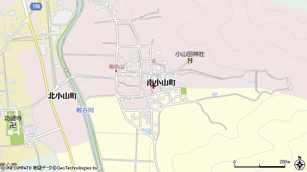 〒915-0022 福井県越前市南小山町の地図