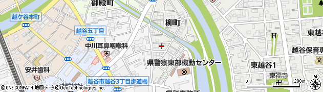 埼玉県越谷市柳町2周辺の地図