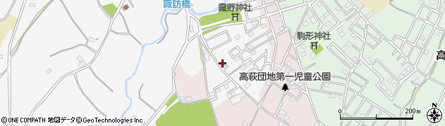埼玉県日高市女影452周辺の地図