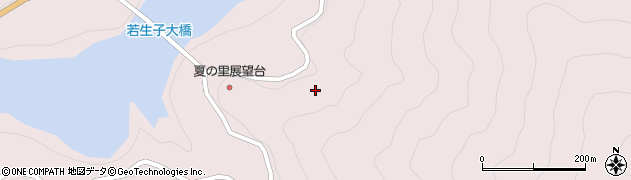 福井県大野市上若生子周辺の地図
