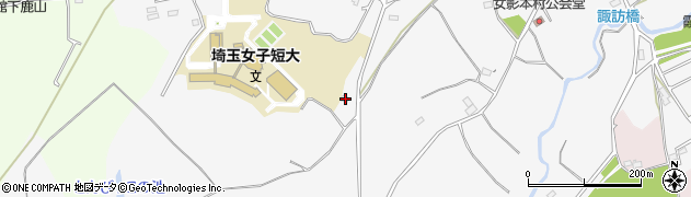 埼玉県日高市女影1637周辺の地図