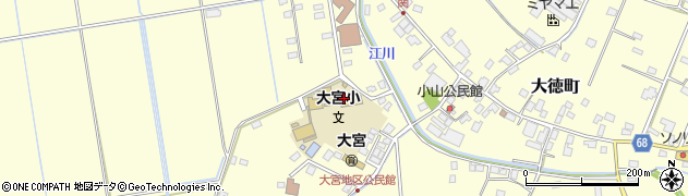 龍ヶ崎市立大宮小学校周辺の地図