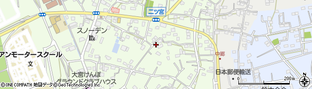 埼玉県さいたま市西区二ツ宮327周辺の地図