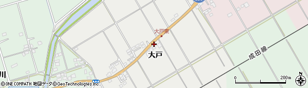水郷庵 大戸店周辺の地図