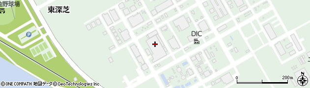 鹿島設備工業株式会社　大日本インキ構内事務所周辺の地図