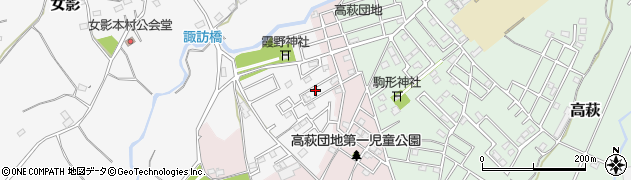 埼玉県日高市女影447周辺の地図