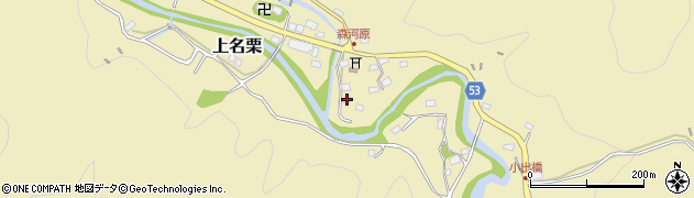 埼玉県飯能市上名栗529周辺の地図