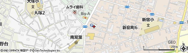 新宿整形外科内科周辺の地図