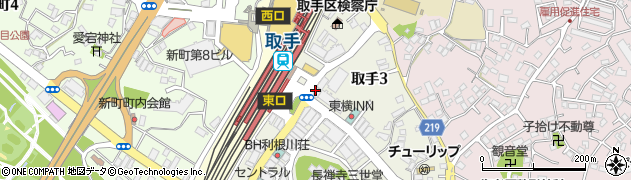 むらこ志家 取手東口駅前店周辺の地図