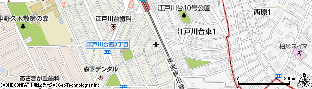 セオサイクル　江戸川台店周辺の地図