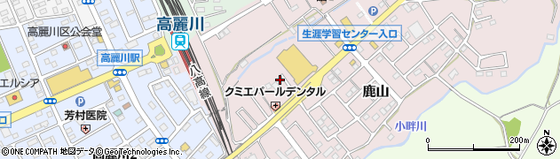 埼玉県日高市鹿山311周辺の地図