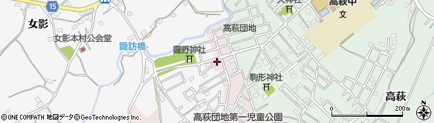 埼玉県日高市女影446周辺の地図