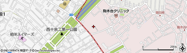 千葉県流山市駒木台502周辺の地図