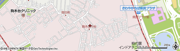 千葉県流山市駒木台338周辺の地図