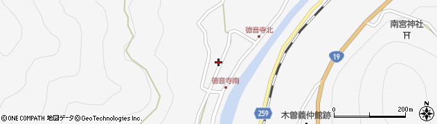 長野県木曽郡木曽町日義412周辺の地図