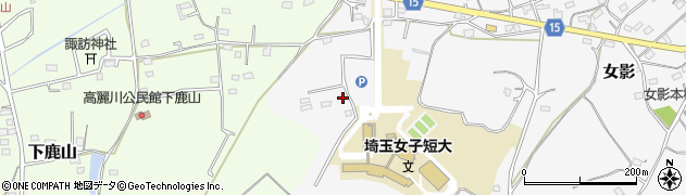 埼玉県日高市女影1667周辺の地図