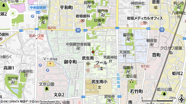 〒915-0824 福井県越前市武生柳町の地図