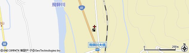 ＪＡひだオートパル益田周辺の地図